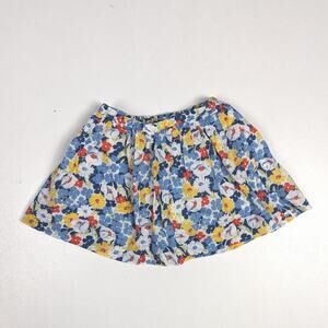 Polo Ralph Lauren Skirt Girls Sz 2T Blue Floral Daisy Casual Basic